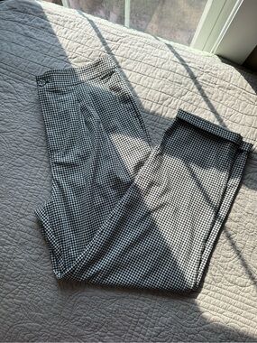 Black & White Gingham Pants